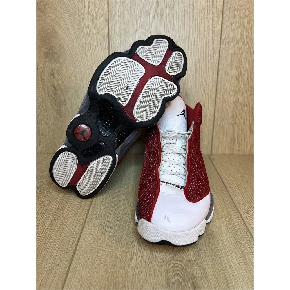Authentic Rare Jordan 13 Retro Red Flint Red White Classic OG Men Size 9.5 - Picture 7 of 7